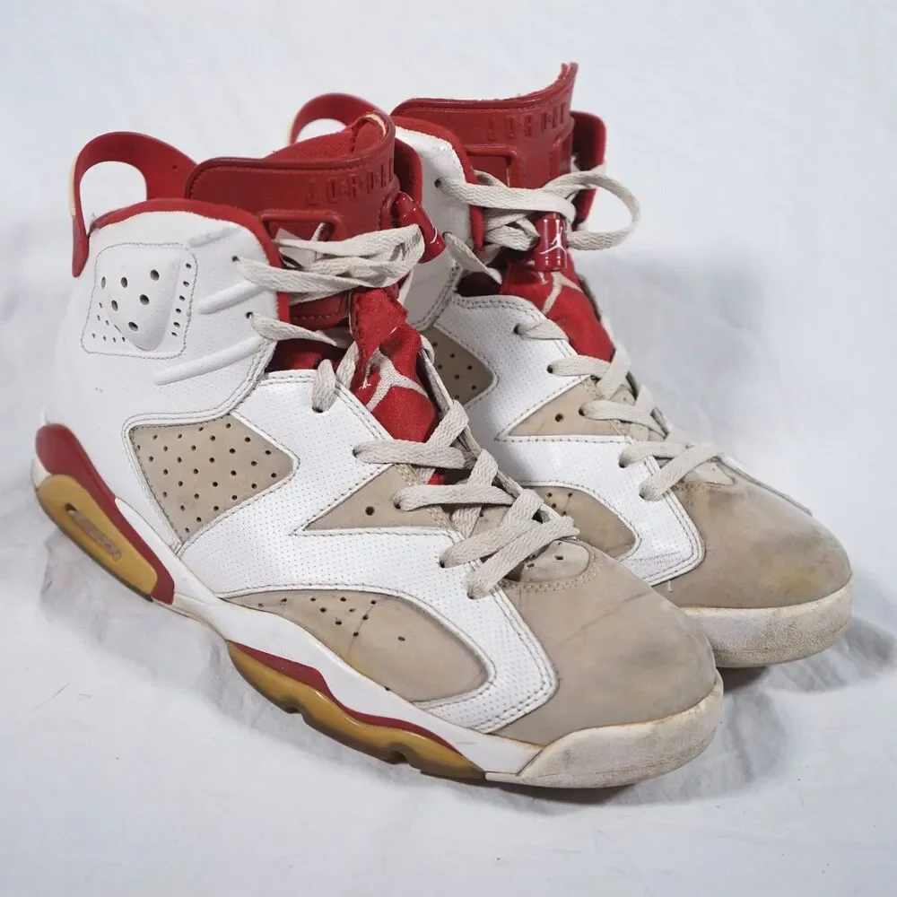 Nike Air Jordan 6 Retro Alternate White University Red 2022 Men's 10.5